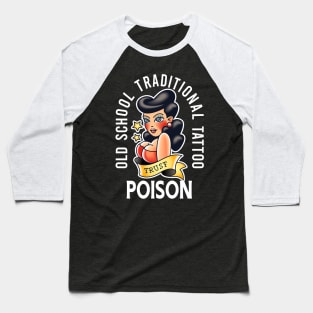 old school traditional tattoo designs Baseball T-Shirt